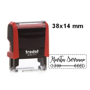 Sello Oficina Automático Facturas Albaranes Personalizado Trodat 4911 38x14 mm - Imagen 1 de 2