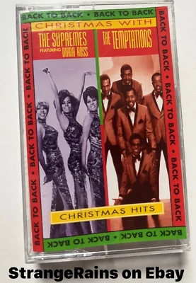 Christmas with The Supremes & The Temptations MOTOWN Cassette Tape _ PLAY TESTED - Image 1 of 4