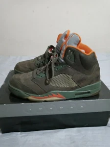 2006 VNDS Gr. 13 Nike Air Jordan 5 Retro Olive 314259-381 mit Hangtag & Retro Karte - Bild 1 von 9