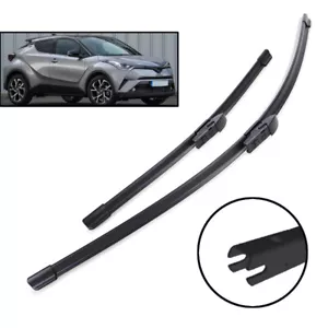 Juego de 2 limpiaparabrisas limpiaparabrisas delantero juego para Toyota C-HR CHR 2016 - 2023 - Imagen 1 de 6