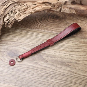Handmade Cowhide Camera Wrist Strap Rope Hand Lanyard Fit For Leica Sony Olympus - Picture 1 of 17