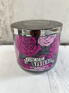NEW BATH & BODY WORKS GHOUL FRIEND SCENTED 3 WICK CANDLE 14.5 OZ 2019 EDT