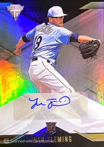 2021 Panini Chronicles Titanium #19 Josh Fleming RC Auto Tampa Bay Rays - Picture 1 of 2