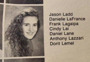 RHOBH - DORIT KEMSLEY'S *PERSONAL* HIGH SCHOOL YEARBOOK ! 1992 HOUSEWIVES OF BH - Picture 1 of 10
