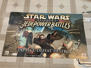 Star Wars Jedi Power Battles Promo Promotional Double Sided Poster 36x22” - Bild 1 von 6