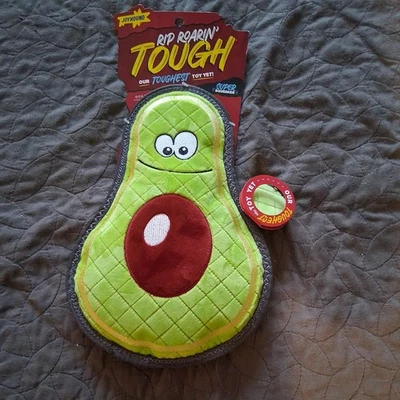 Joyhound Juguete Perro Duradero Chirriante Rip Roarin' Resistente, Aguacate  Foto 1 de 3