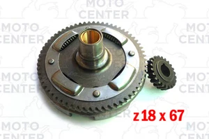 COPPIA TRASMISSIONE PRIMARIA DENTI ELICOIDALI z 18 x 67 PIAGGIO VESPA 50 N L R - Bild 1 von 1