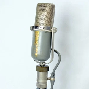 Rare / Sony C-37P Vintage Condenser Microphone Working Tested From Japan F/S - Picture 1 of 10