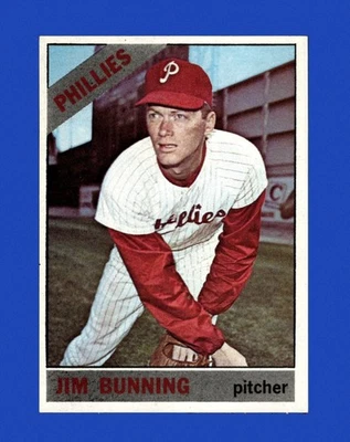 1966 Topps Set-Break #435 Jim Bunning Como Nuevo Sin Reserva *GMCARDS* Foto 1 de 2