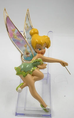 NEW WALT DISNEY MAGIC OF TINKERBELL WALL PLAQUE BRADFORD EXCHANGE HAPPY THOUGHTS - Image 1 of 4