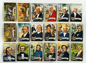 1956 Topps U.S. Presidents - Complete Set of 36 cards PB43 - Picture 1 of 12