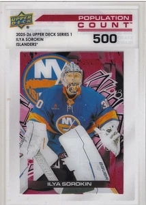 ILYA SOROKIN   25-26 UPPER DECK SERIES 1   POPULATION COUNT 500  # PC-2 - Bild 1 von 1