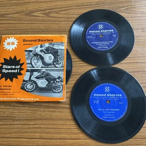 Murray Walker Stars of Speed! Phil Read 7" vinyl Sound Stories & 2 Others - Picture 1 of 8