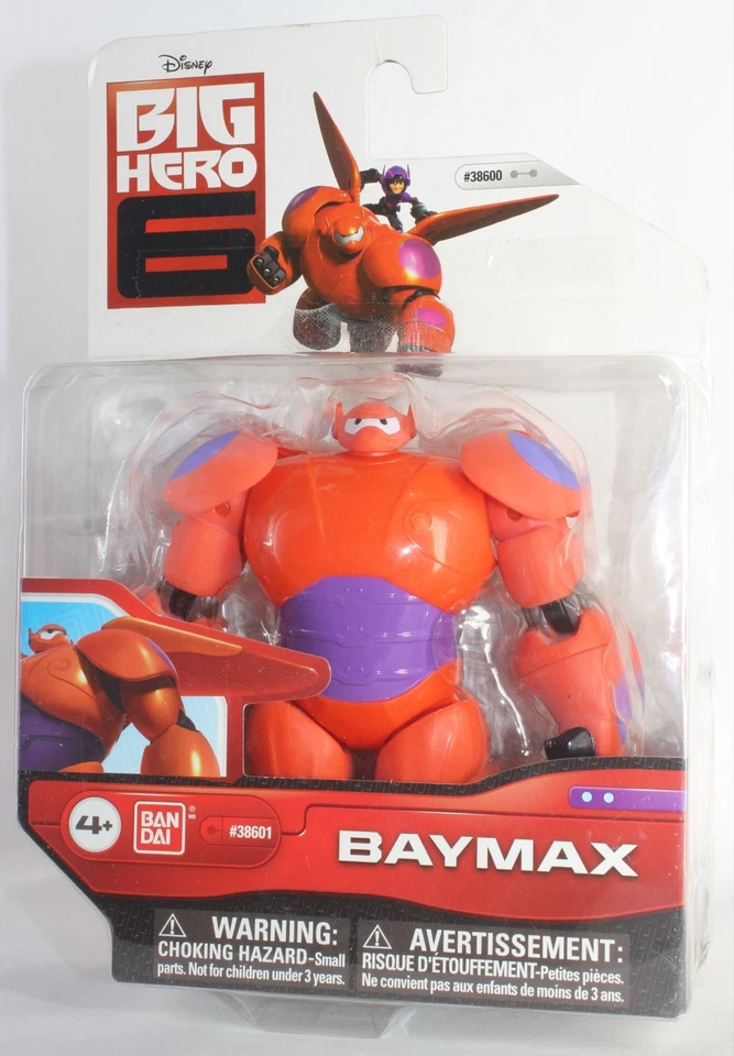 Figura de acción Disney Big Hero 6 2015 Bandai 4" Baymax en armadura roja con alas Foto 1 de 1