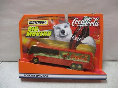 Matchbox Big Movers Coca Cola Bus - Image 1 of 2