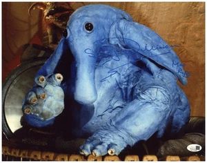 FOTO FIRMADA POR SIMON WILLIAMSON MAX REBO 11X14 REGRESO DE LOS JEDI STAR WARS JSA - Imagen 1 de 1