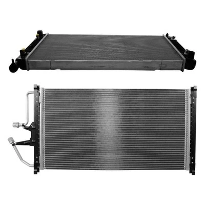 Kit de radiador y condensador de refrigeración de alcance para Chevy K2500 Suburban 94-99 Foto 1 de 2