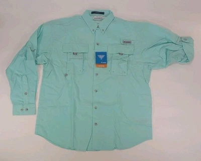 Camisa Columbia Para Hombres Mediana Bahama II PFG Pesca Ventilada Manga Larga Omni-Sombra Foto 1 de 4