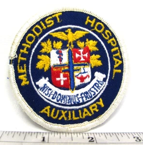 Vintage Methodist Hospital Hilfsjacke Patch Freiwilligenunterstützung - Bild 1 von 4