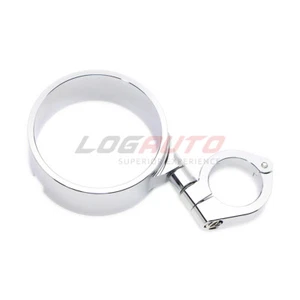 For Harley Sportster Dyna Speedometer Side Bracket Mount Relocation Chrome - Picture 1 of 8