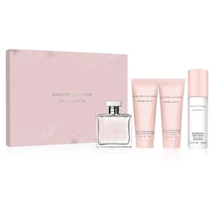 Ralph Lauren Romance EDP 100ml + Shower Gel, Body Lotion & Mist Holiday Gift Set - Picture 1 of 1