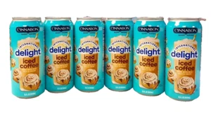 International Delight Cinnabon Iced Coffee 443ml x 6 cans "USA" BB 08.05.25 - Picture 1 of 2