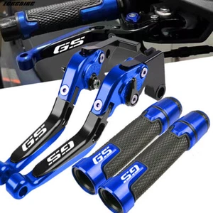Handlebars Grips Brake Clutch Lever For BMW F650GS F700GS F750GS F800GS F850GS - Imagen 1 de 22