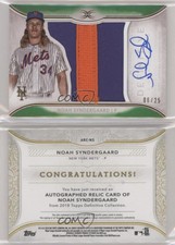 2018 Topps Definitive Collection Relic Green /25 Noah Syndergaard #ARC-NS Auto