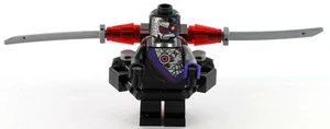 LEGO Ninjago Minifigur Nindroid mit Düsenrucksack u. Waffen, Jetpack, 40374, NEU - Picture 1 of 3
