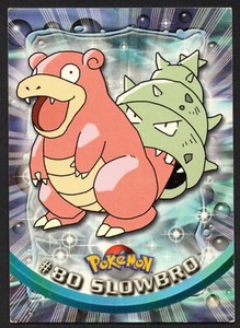 SLOWBRO CARD #80 POKEMON TRADING CARD COLLECTION TOPPS 1999-2000