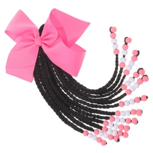 Parrucca Perline Coda di Cavallo Accessori Capelli Bambini Decorazione Estensioni Bambina - Foto 1 di 12