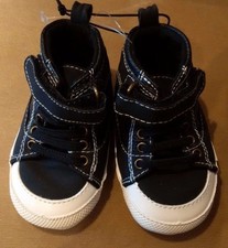 Black & White Baby Boys Shoes Size 1 Brand New