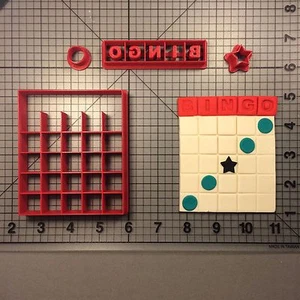 Bingo Card 100 Cookie Cutter Set - Imagen 1 de 2