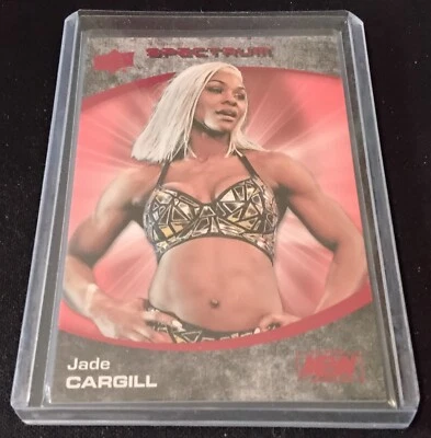 2021 Upper Deck AEW Spectrum - Red #58 Jade Cargill 32/50 (RC) - Image 1 of 2