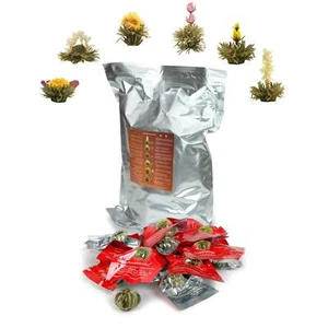 Creano Teeblumen 36 Teekugeln weißer Tee Großpackung, Erblühtee im Bulkpac - Bild 1 von 6