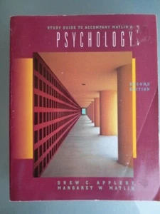 STUDY GUIDE TO ACCOMPANY MATLIN'S PSYCHOLOGY (SECOND EDITION) - APPLEBY & MATLIN - Picture 1 of 7