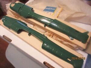 Cox green stuka CL Plane fuselage R&L sides & screw set NOS READ