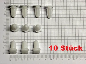 10x clips de abrazadera listón de entrada moldura para BMW E21 E30 E36 E23 NUEVO - Imagen 1 de 2