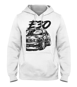 BMW E30 3 Series Grunge Old School Herren Kapuzenpullover - Bild 1 von 11