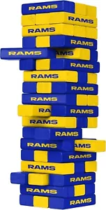NFL Pro Football Los Angeles RAMS Tischplatte stapelbare Blöcke Jenga Spiel von FOCO - Bild 1 von 4