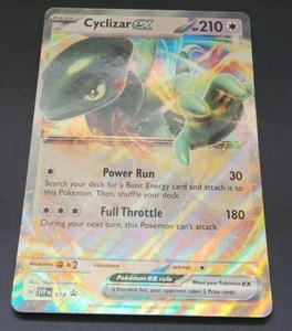 POKEMON PROMO CARD - JUMBO/OVERSIZED CYCLIZAR EX SVP EN 018 (19 X 13cm) NM - Foto 1 di 1