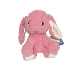 Pan de azúcar conejo conejo peluche juguete animal de peluche 9"" rosa (verde jugador) etiqueta - Imagen 1 de 17