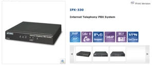 Planet Networking Centralita VoIP PBX mod.IPX-330 - Imagen 1 de 12