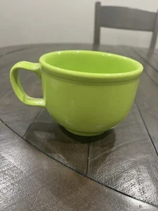Homer Laughlin FIESTAWARE 18 oz Jumbo Mug Chartreuse Soup Cup bowl fiesta - Picture 1 of 7