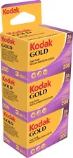 3er Pack Kodak Gold 200 135-36 Farbfilm Color Kleinbildfilm ✅ MHD 02/2024
