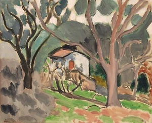 Henri Matisse La Maisonnette 1919 Fauvist House Painting 17" x 22"Archival Print - Picture 1 of 1