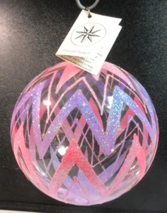 Christopher Radko *JAZZ BALL* Round Christmas Ornament 4 1/2” Italy RETIRED - Picture 1 of 8
