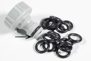 O-Ringe Dichtungen für alle 1/2" Schlauchsysteme wie z.B. Gardena etc. - Bild 1 von 3