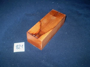 Birnbaum Holz  Messergriffblock  Messergriff   122 x 47 x 38 mm  Nr: 821 - Bild 1 von 2