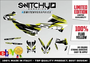 Set ADESIVI GRAFICHE VENTUNO Fluo B pour Moto SMC-R 690 2012 2013 2014 2015 2016 - Picture 1 of 1